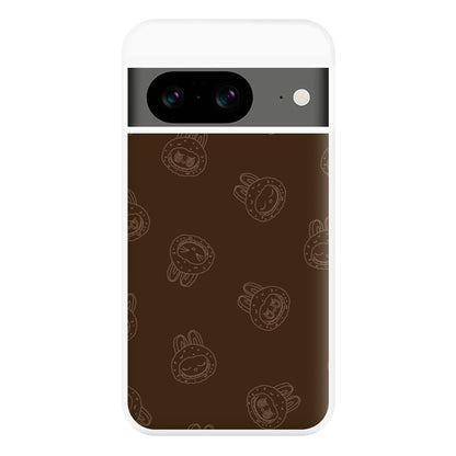 Monsters Outline Pattern I Google Pixel 8a Case