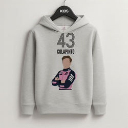 Colapinto 2026 Grey Kids Hoodie