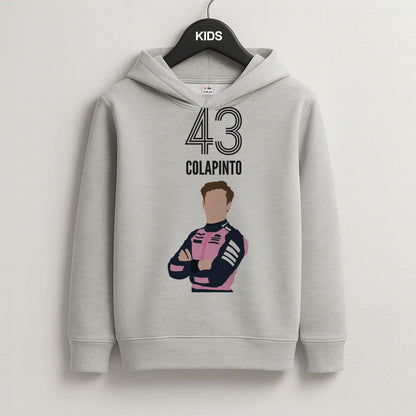 Colapinto 2026 Grey Kids Hoodie