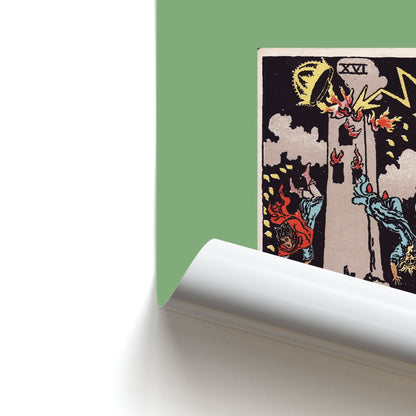 Tarot Card XVI Poster