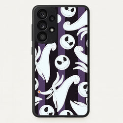 Skeleton Dog And Face Pattern Galaxy A53 Case