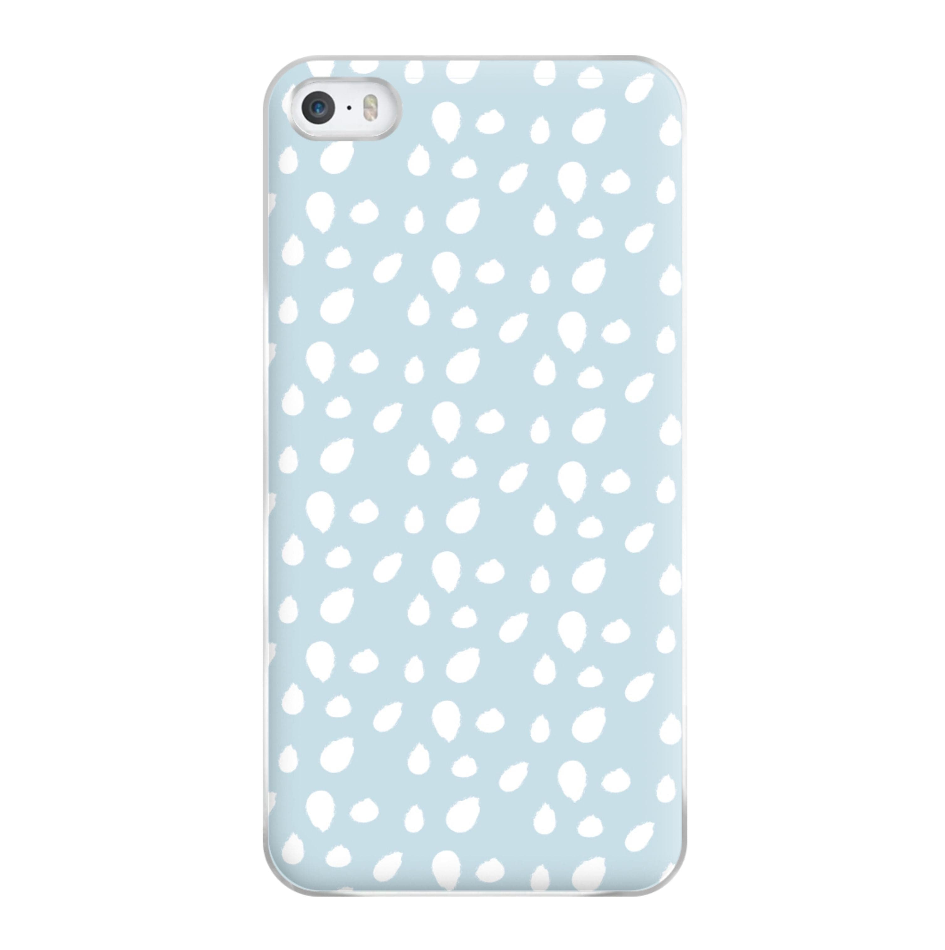 Pastel Blue Dots Phone Case