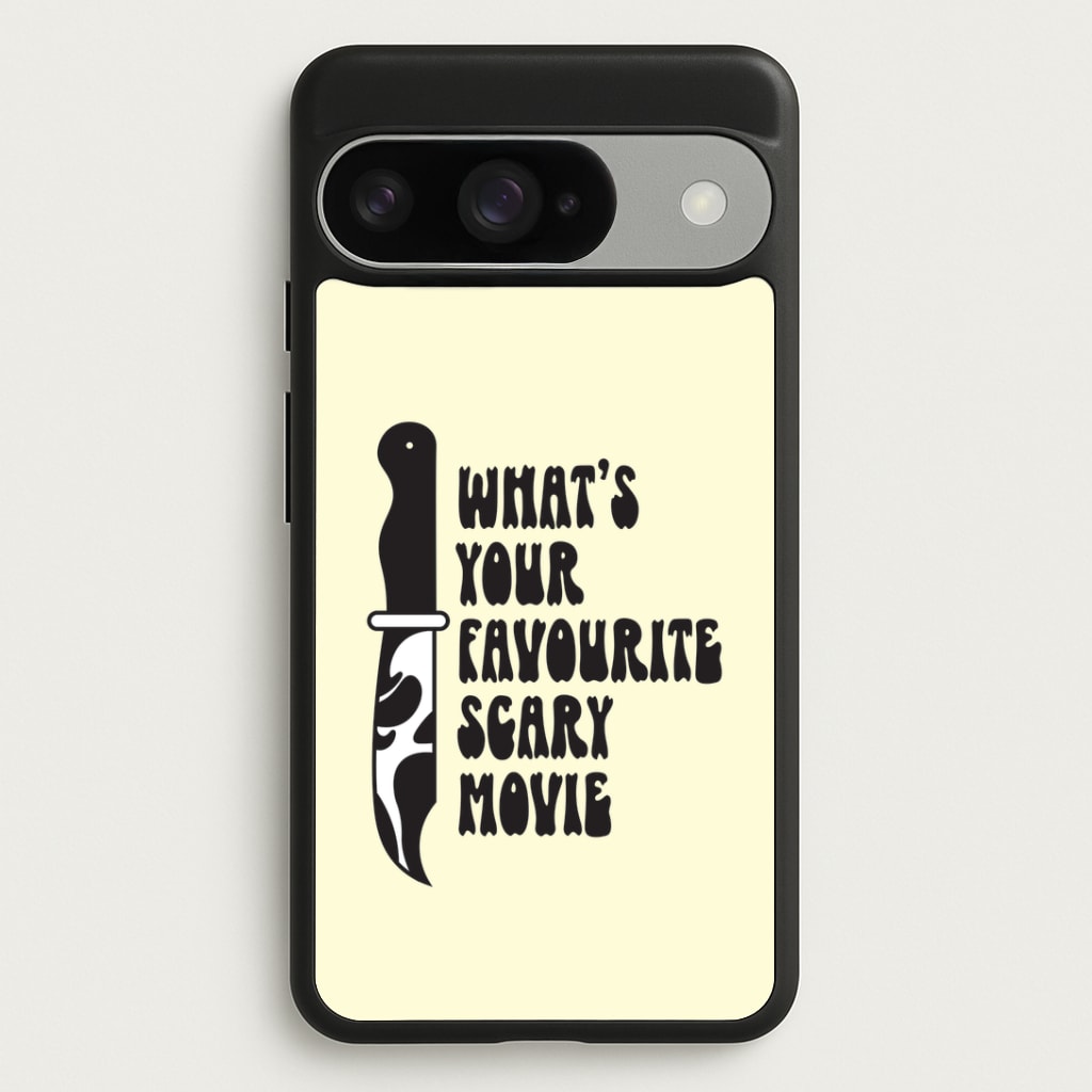 What's Your Favourite Scary Movie Trippy Google Pixel 10 / 10 Pro Case