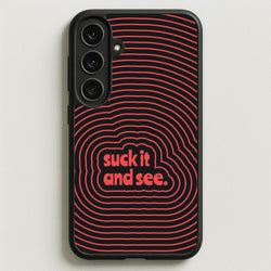 Suck It And See Psychedelic Galaxy S25FE Case