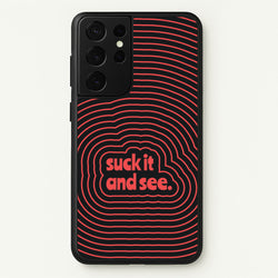Suck It And See Psychedelic Galaxy S21 Ultra Case