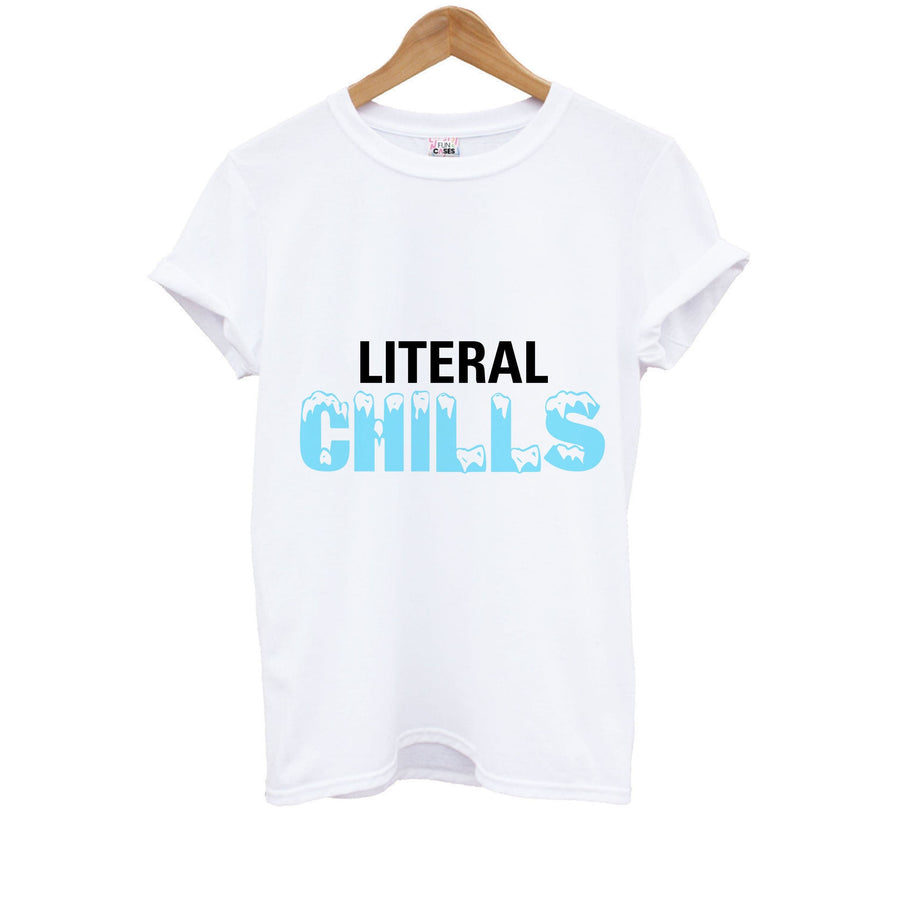 Literal Chills - Brooklyn Nine-Nine Kids T-Shirt