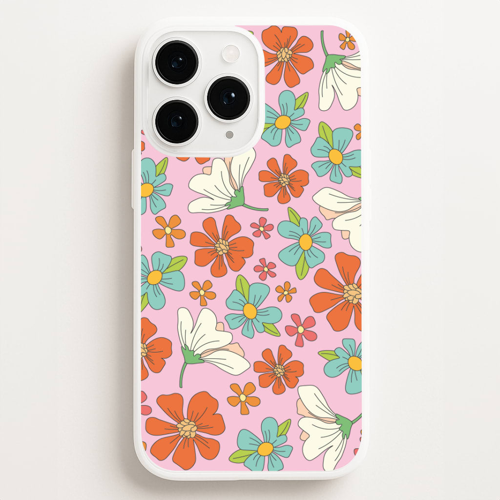 Pink Flower Pattern - Mothers Day Phone Case