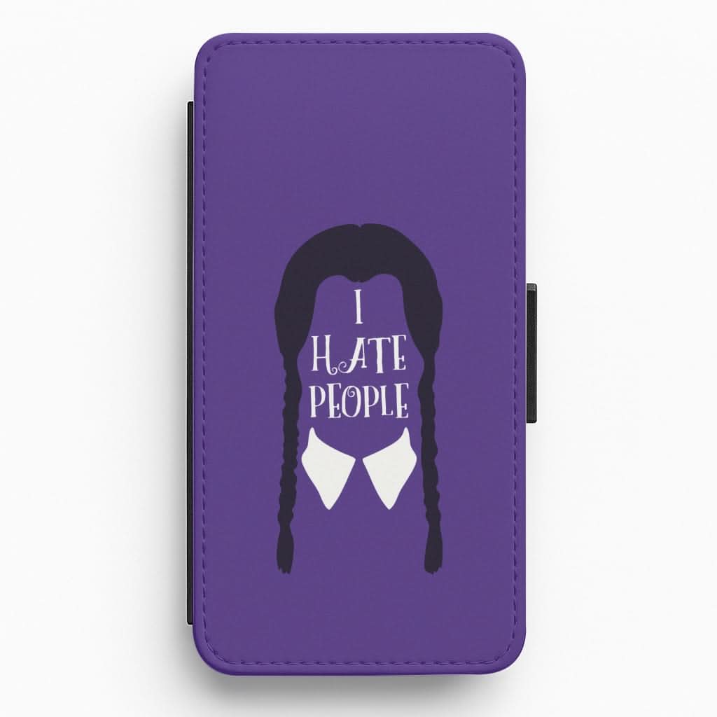 I Hate People Flip / Wallet Phone Case