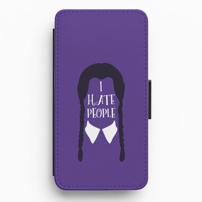 I Hate People Flip / Wallet Phone Case