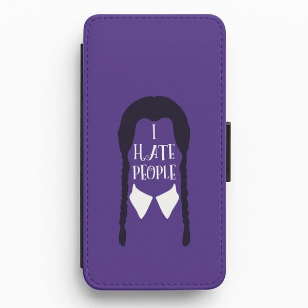 I Hate People Flip / Wallet Phone Case