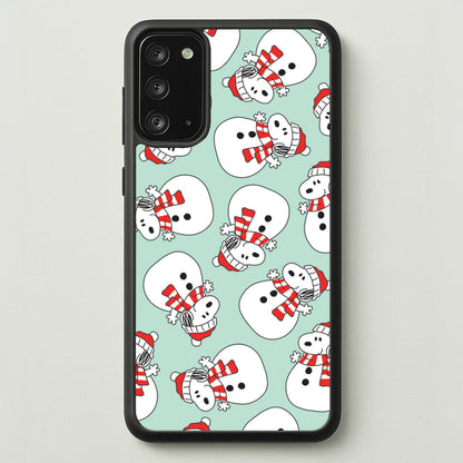 Cartoon Beagle Snowman Pattern Galaxy Note 20 Case