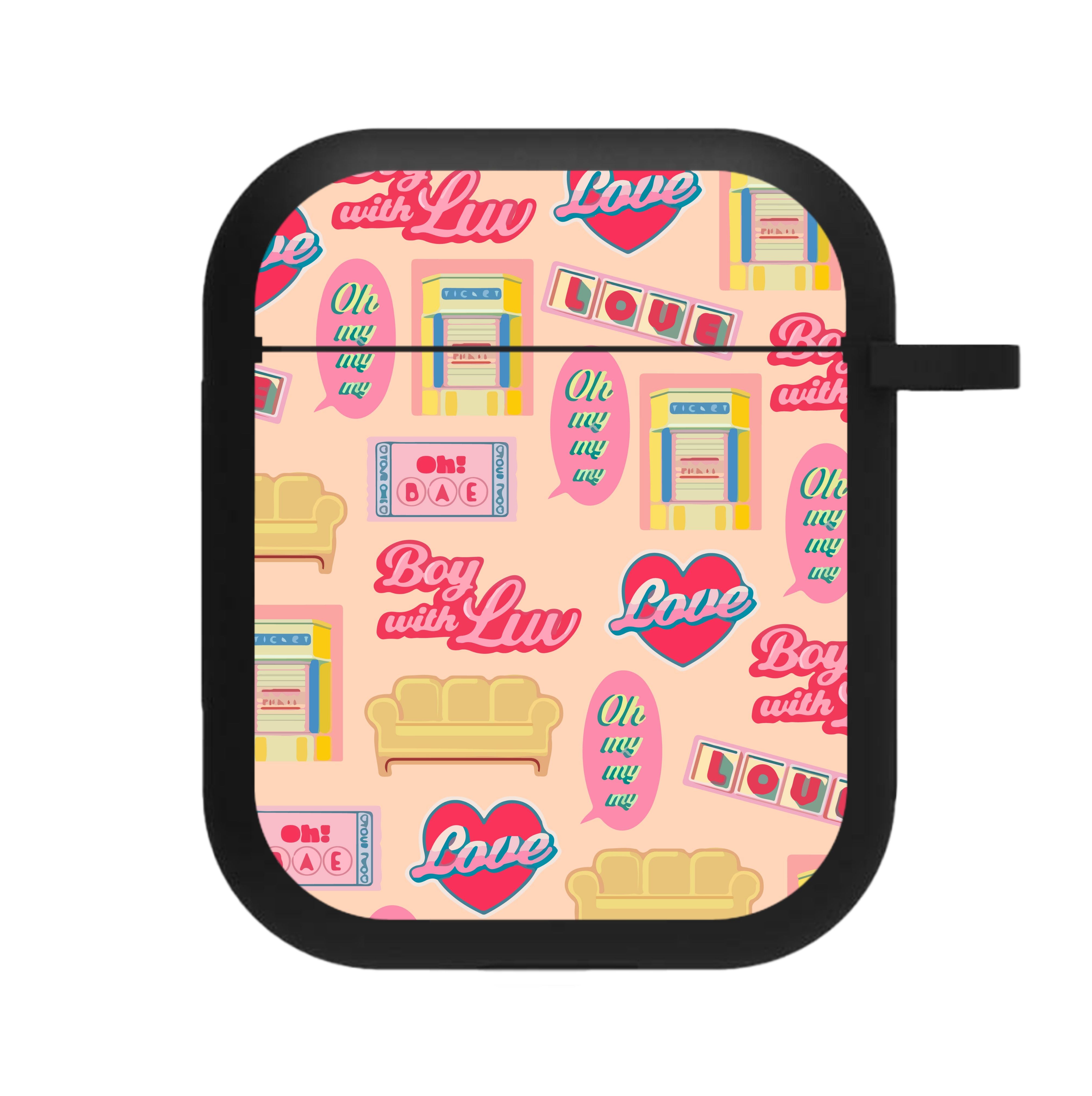 K-Pop Band Icon Pattern AirPods Case