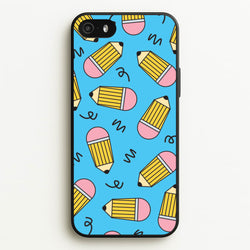 Pencils And Scribbles Pattern iPhone 5 / 5s / SE 2016 Case