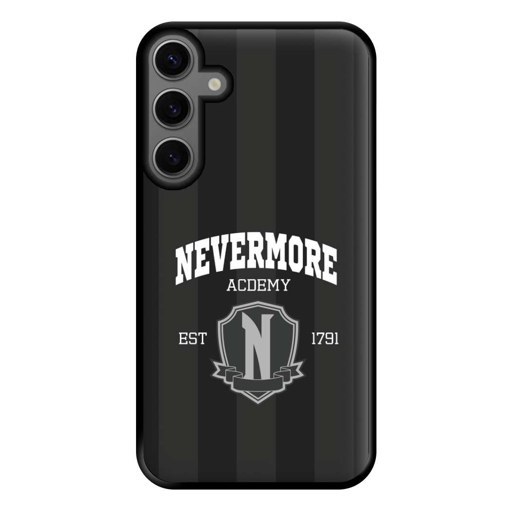 Addams Academy Gray Galaxy S24 Case