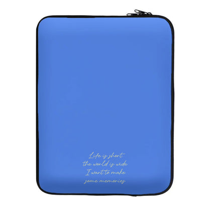 Life Is Short - Mamma Mia Laptop Sleeve