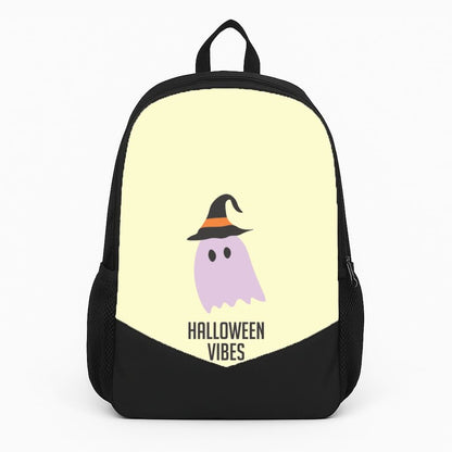 Purple Ghost Halloween Vibes Backpack