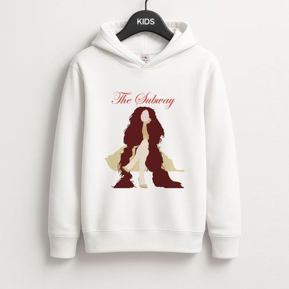 Subway Orange Kids Hoodie