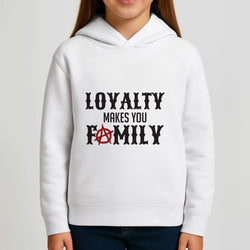 Loyalty Makes You Family Girls Hoodie