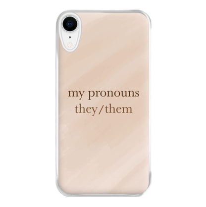 They & Them - Pronouns Phone Case