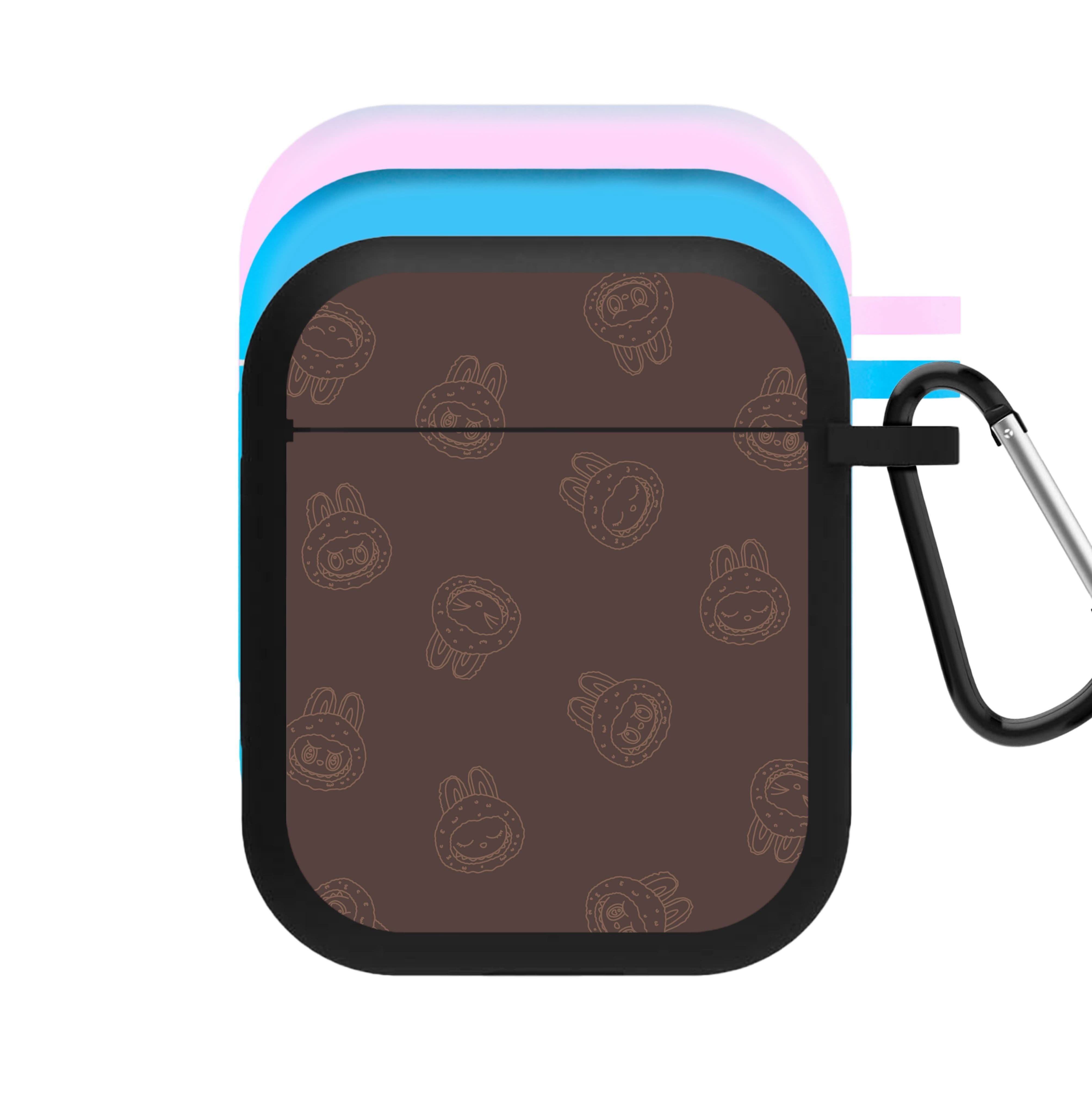 Monsters Outline Pattern I AirPods Case