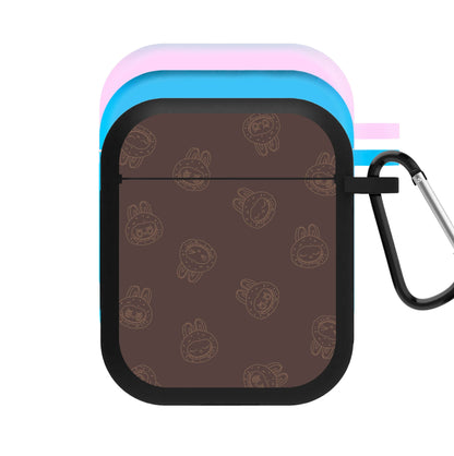 Monsters Outline Pattern I AirPods Case