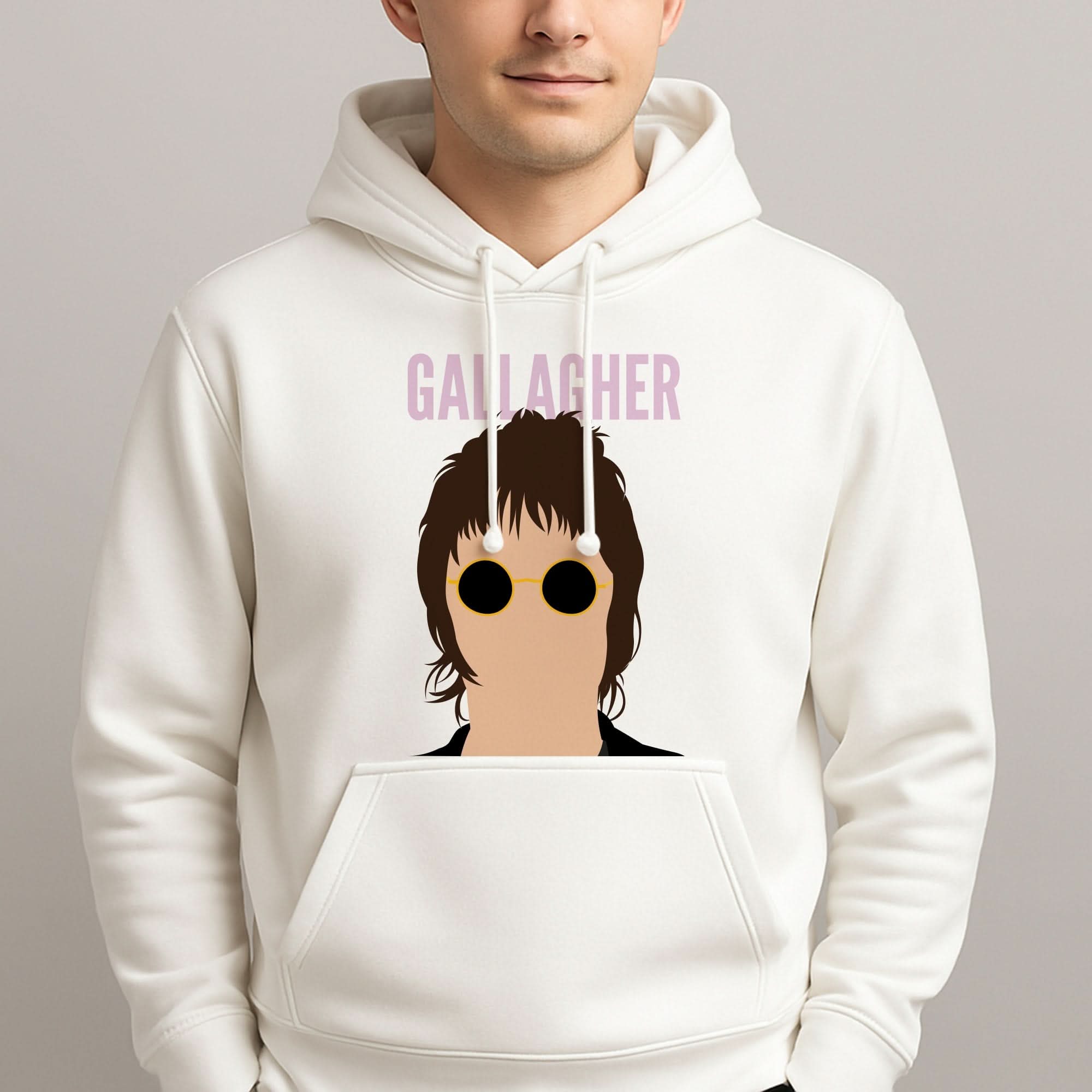 Rock Band Member Purple Mens Hoodie
