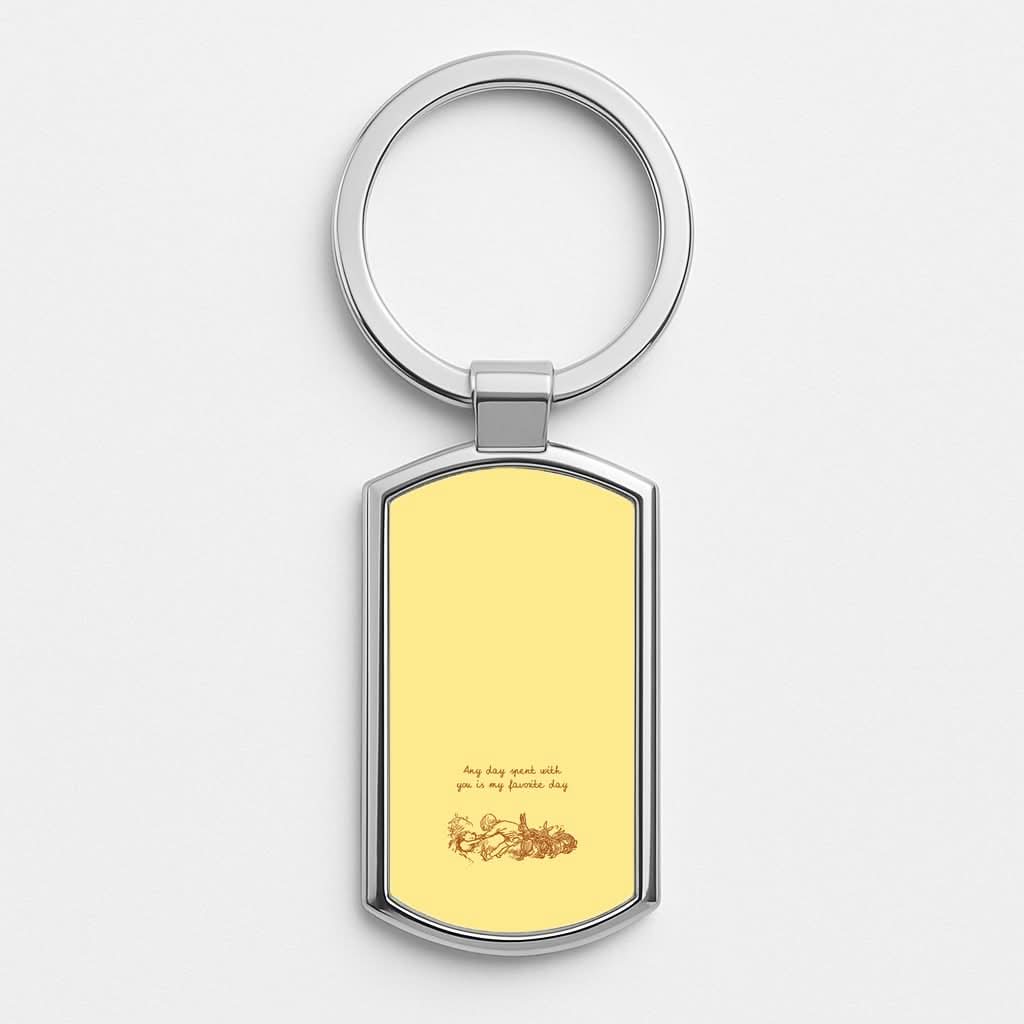 Any Day Spent With You Luxury Keyring
