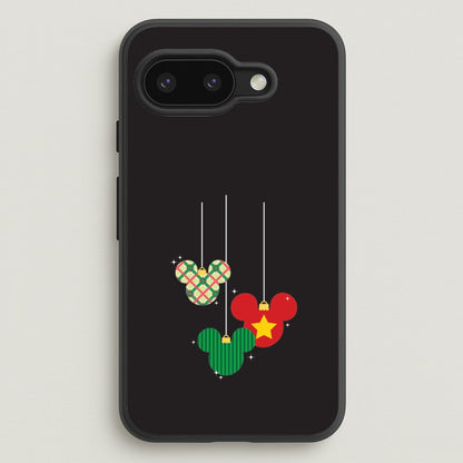 Cartoon Mouse Hanging Baubles Google Pixel 9a Case