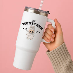 Cute Monster 2025 Pink Tumbler