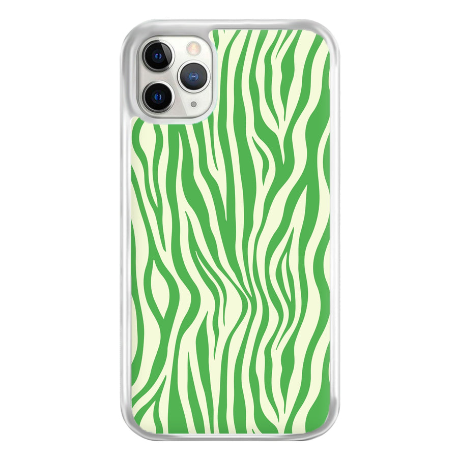 Green Zebra - Animal Patterns Phone Case