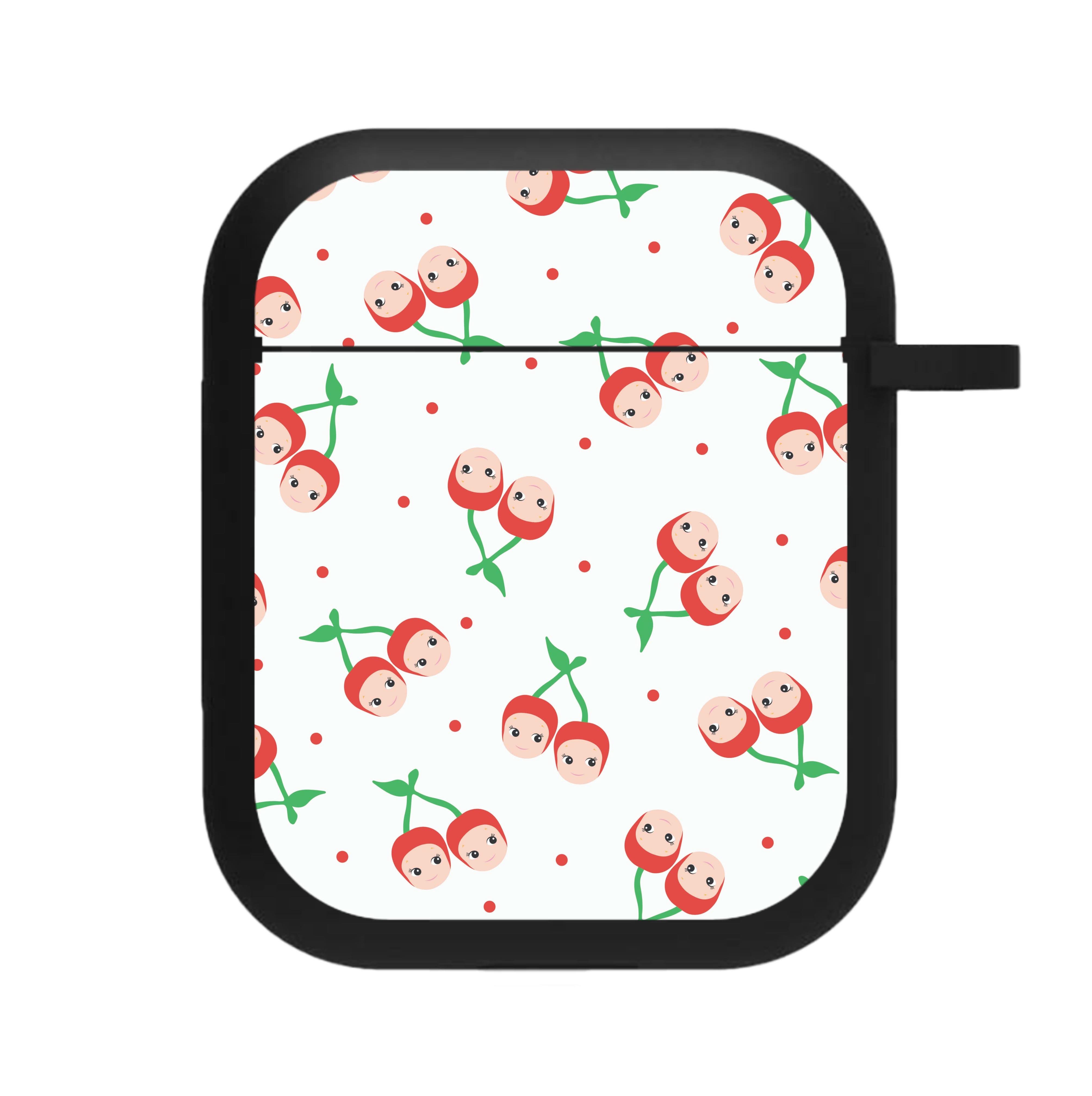 Cherry Angels Pattern AirPods Case