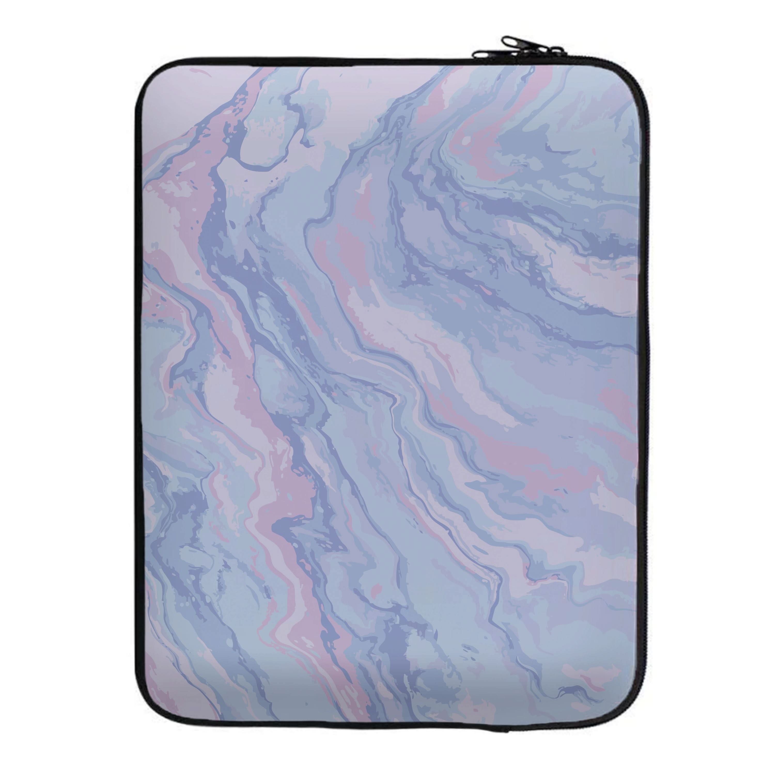 Purple Cloudy Marble Laptop Sleeve