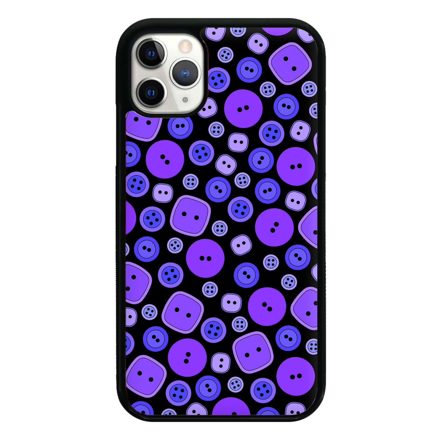 Button Pattern Phone Case