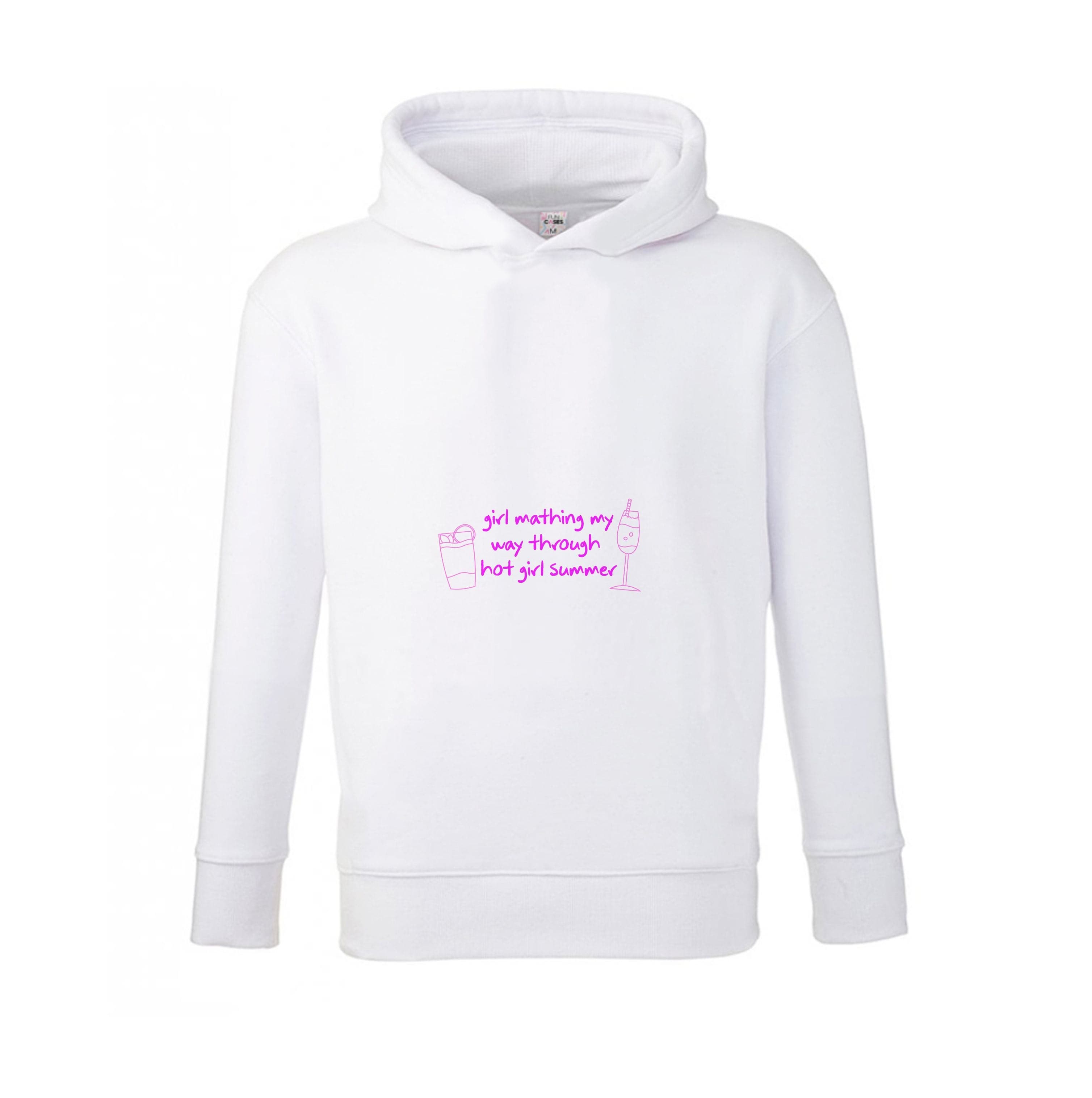 Girl Mathing - Summer Kids Hoodie