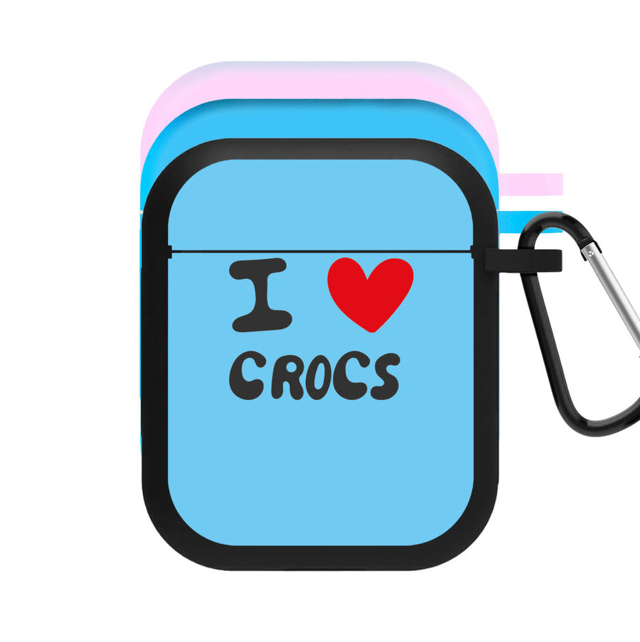 I Love Crocs AirPods Case