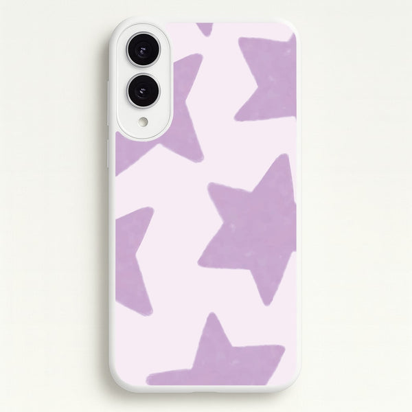 Lilac Stars Galaxy S25 Edge Case