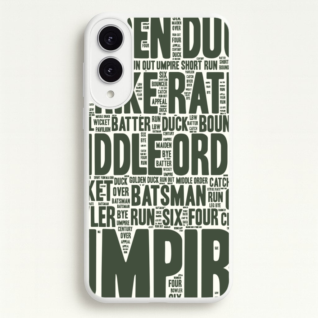 Cricket Wordscape Galaxy S25 Edge Case