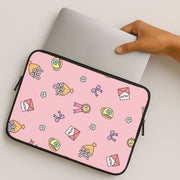 Mum Doodles Pattern Laptop Sleeve 2
