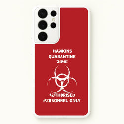 Hawkins Quarantine Zone Galaxy S21 Ultra Case