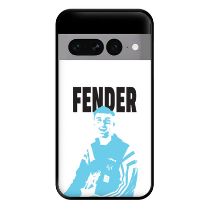 Fender Silhouette Blue Google Pixel 7 Pro Case