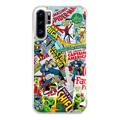 Superhero Comic Comics Pattern Phone Case