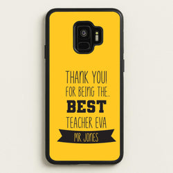 Thank You For Being The Best Teacher Galaxy S9 Case