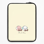 Cute Christmas Marshmellow Plushies Laptop Sleeve 1