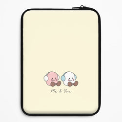 Cute Christmas Marshmellow Plushies Universal Laptop Sleeve