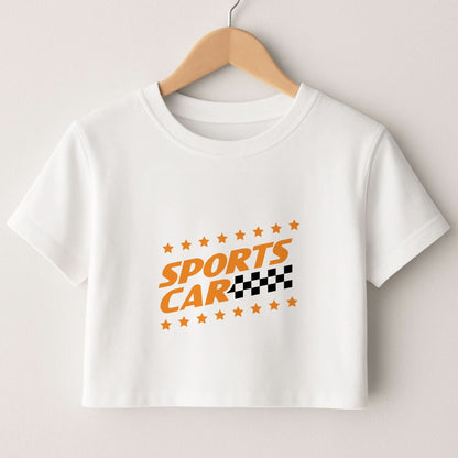 Sports Car Crop Top