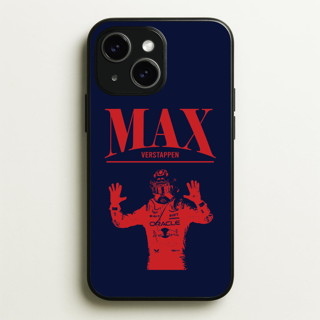 Max Blue And Red iPhone 15 Case
