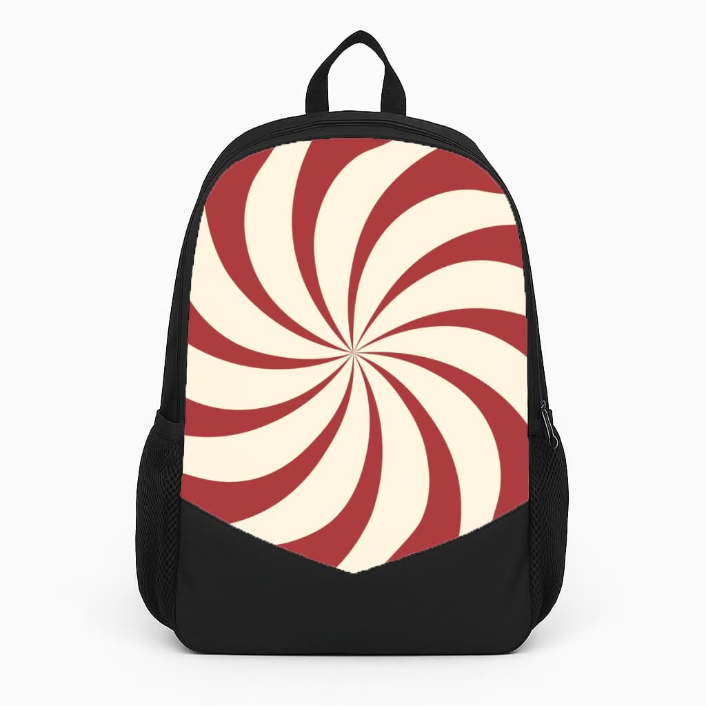 Peppermint Swirl Pattern Backpack