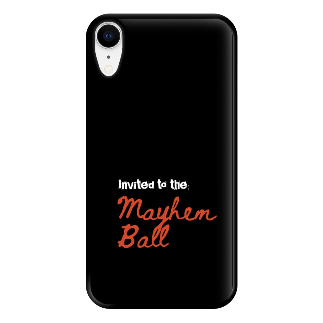 Invited To The Mayhem Ball iPhone XR Case