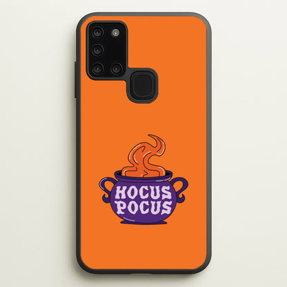 Hocus Pocus Cauldron Galaxy A21s Case