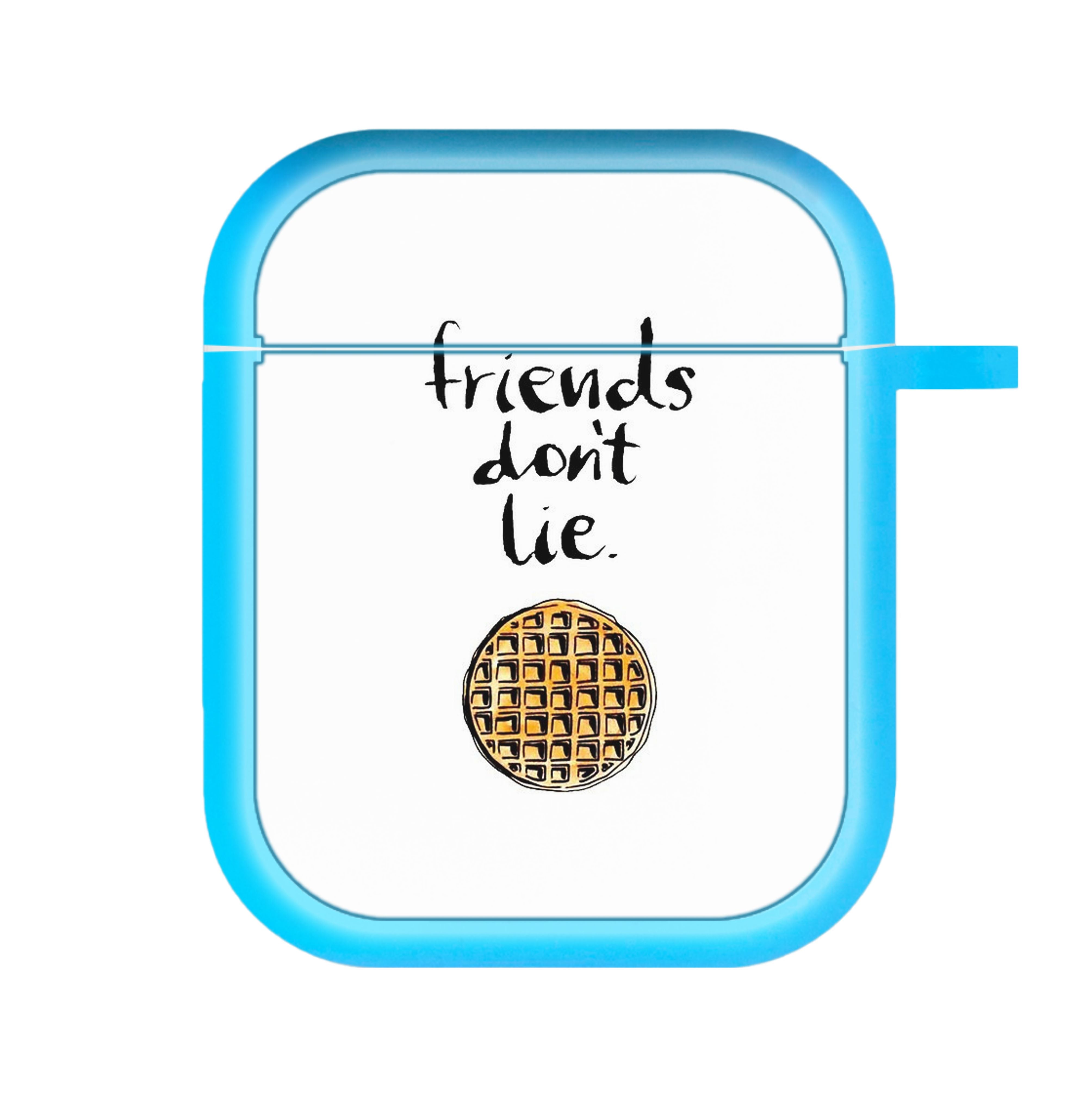 Friends Don't Lie Waffle AirPods Case